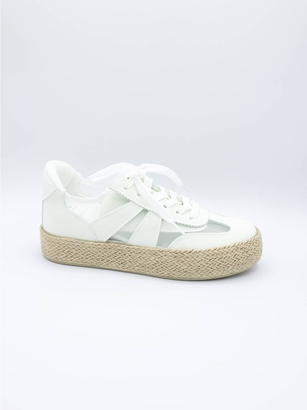 NWT Simply Southern Women’s White Platform Espadrille Sneaker Size 10 - Picture 4 of 4